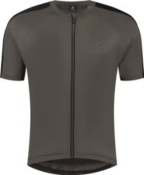 Maillot Manches Courtes Velo Rogelli Explore - Homme - Taupe