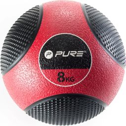 Pure2Improve Ballon médicinal 8 kg Rouge