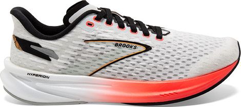 Chaussures Running Brooks Hyperion Blanc Rouge Femme