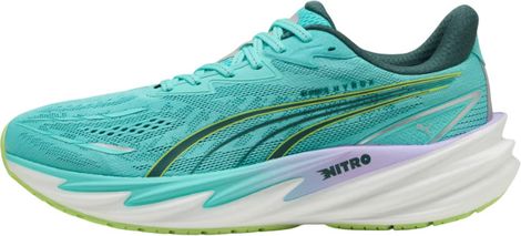 Zapatillas de running Puma Velocity Nitro 5 Hyrox verdes para hombre