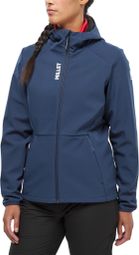 Chaqueta Softshell Millet Seneca Shield Hoodie azul para mujer