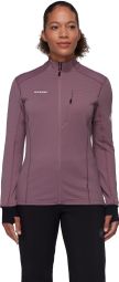 Forro polar Mammut Taiss Light Morado para mujer