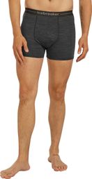Icebreaker Anatomica Men's Gray Boxer Shorts 