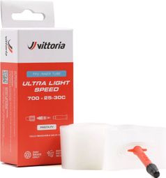 Chambre à Air Allégée Vittoria Ultra Light Speed TPU 700 mm Presta 80 mm