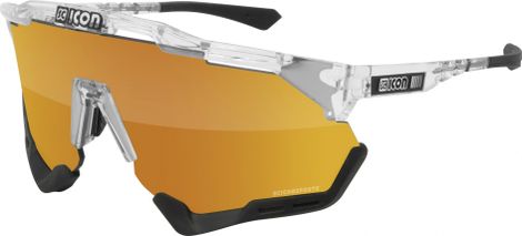 Lunettes SCICON Aeroshade XL Cristal Brillant / Bronze Miroir