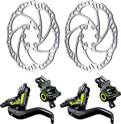 TOBWOLF 1 Paire De Freins à Disque Pour VTT, Kit De Frein à Disque