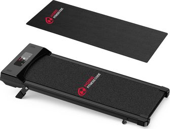 Tapis de course C1 Compact Noir avec tapis - 6 km/h - 2.5 HP - Pliable et portable