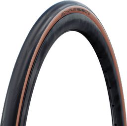 Pneu Route Schwalbe One 700 mm Tubeless Ready Souple Addix Race Guard E-Bike E-25 Flancs Beiges