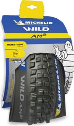 Pneu VTT Michelin Wild AM2 Competition Line 29'' Tubeless Ready Souple Gravity Shield GUM-X E-Bike Ready — vue 2