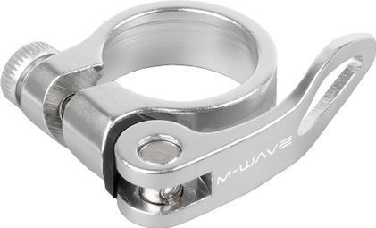 M-WAVE Clampy QR collier de serrage selle argent