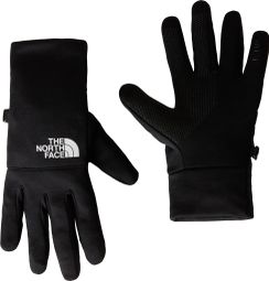 Lange Handschuhe von The North Face, Modell Etip, schwarz/weiß