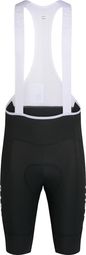 Korte fietsbroek met bretels Rapha Pro Team Training II Zwart/Wit Heren