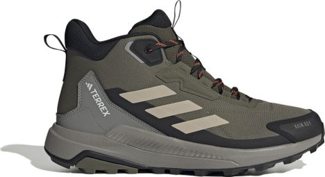 Chaussures de Randonnée adidas Terrex Anylander Mid Rain.Rdy Kaki Homme