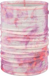 Lightweight Merino Buff Neck Warmer Pink Digital Print