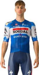 Castelli Climber's 4.0 Soudal Quick-Step 2024 Short Sleeve Jersey Blue