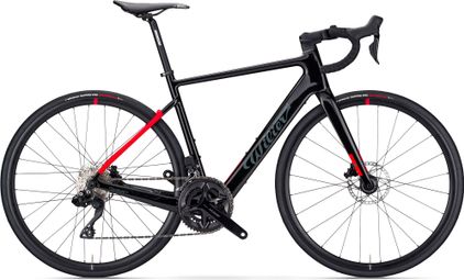 Wilier Triestina Garda Hybrid Elektrische Racefiets Shimano 105 Di2 12S 250 Wh 700 mm Zwart Rood