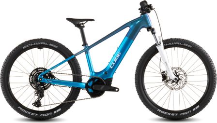 Cube Acid 240 Hybrid Rookie Pro 400X Kid Electric MTB Shimano 9S 400 Wh Bosch 55 Nm 24'' Actionteam Blue 2026 8 - 11 Years Old