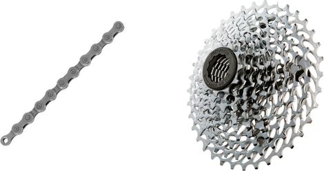 Sram PG1030 10 Speed MTB Cassette + Sram PC1051 Chain Bundle