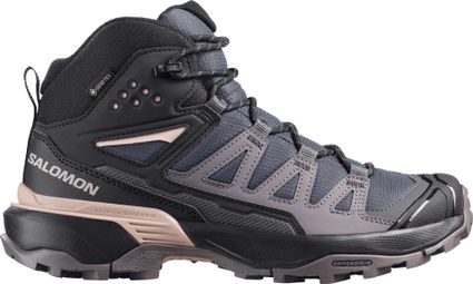 Wanderschuhe Salomon X Ultra 360 Mid GTX Violett/Grau Damen