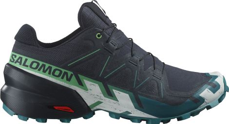 Salomon Speedcross 6 Trail Shoes Blue Grey Men's