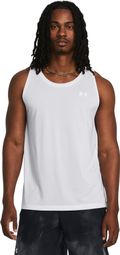 Under Armour Launch Tank Blanco Hombre