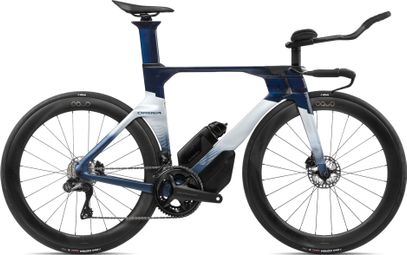 Orbea Ordu M20iLTD Triatlonfiets Shimano Ultegra Di2 12S 700 mm Blauw Koolstof Zicht Moondust 2024