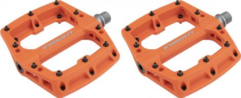 Paar Insight Nylon Oranje Vlakke Pedalen