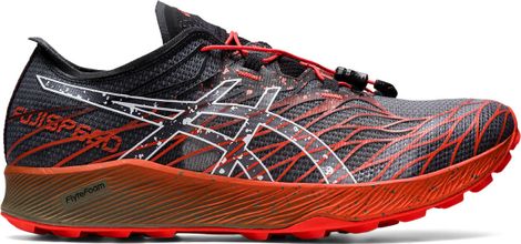 Chaussures Running Asics FujiSpeed Noir Orange