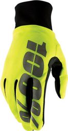 100% Hydromatic Waterproof Long Gloves Fluorescent Yellow
