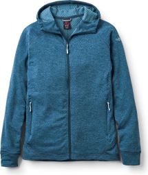 Sudadera con capucha Rab Nexus Hoody azul para mujer
