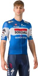 Castelli Competizione 3 Soudal Quick-Step 2024 Short Sleeve Jersey Blue