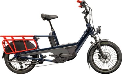 Cannondale Cargowagen Neo 1 Elektrische Longtail Cargo Bike Enviolo HD 725Wh 20'' Blauw