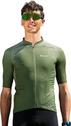 Lagoped Carduelis heren-shirt met korte mouwen, groen