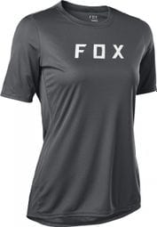 Maillot mangas cortas mujer Fox Ranger Moth gris oscuro