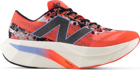Running Shoes New Balance TCS London Marathon FuelCell SuperComp Elite v4 White/Red Women's
