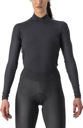 Castelli Women's Longeus Bandito Wool Under Jersey Black