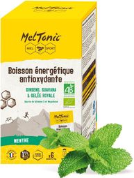 Lot de 6 Boissons Énergétiques Meltonic Bio Antioxydante Menthe 6x35g