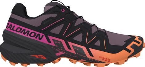 Salomon Speedcross 6 GTX Trail Running Women's Shoes Pink Orange Black