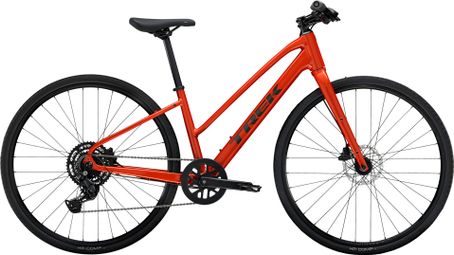 Vélo Fitness Trek FX 2 Mid-step Shimano Cues 9V 700 mm Rouge Gén. 4