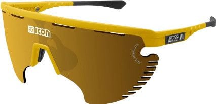 Lunettes SCICON Aerowing Lamon Jaune Brillant / Bronze Miroir