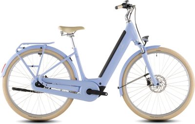 Cube Aruba Hybrid 600 – Elektro-Citybike mit leichtem Einstieg, Shimano Nexus 5S, 600 Wh, 700 mm, Blue Blossom 2026