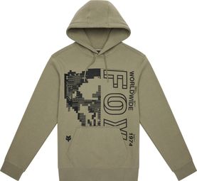 Sweat à Capuche Homme Fox Image Skull Vert