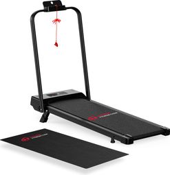 Tapis de course C1 avec main courante Noir avec tapis - 6 km/h - 3.0 HP - Pliable et portable