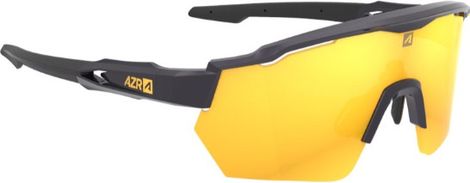 AZR Race RX Goggles Black Clearcoat / Gold Hydrophobic Lens