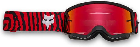 Maschera Fox Main Impression Junior - Lente Fluorescent Red Spark