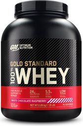 100% Whey Gold (2 27 Kg) | Optimum Nutrition | Chocolat Blanc - Framboise |  Whey Protéine