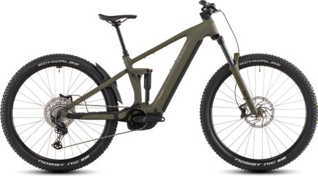 VTT Électrique Tout-Suspendu Cube Stereo Hybrid One44 Pro 800 12V 800 Wh Bosch 120 Nm 29'' Vert Dusty Olive 2026