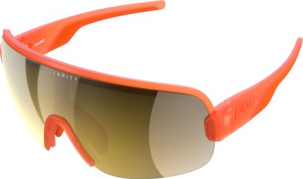 Poc Aim Translucent Orange Mirror Lenses