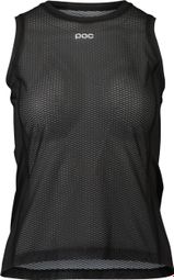 Ärmelloses Damen-Trikot Poc Essential Layer Uranium Schwarz