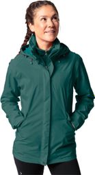 Vaude Rosemoor Dames 3-in-1 Jas Groen